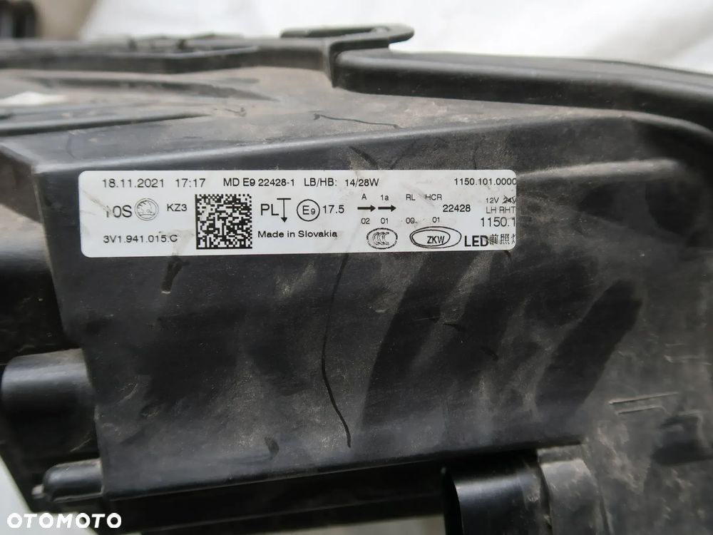 Lampa przednia Skoda 3V1941015C - 5
