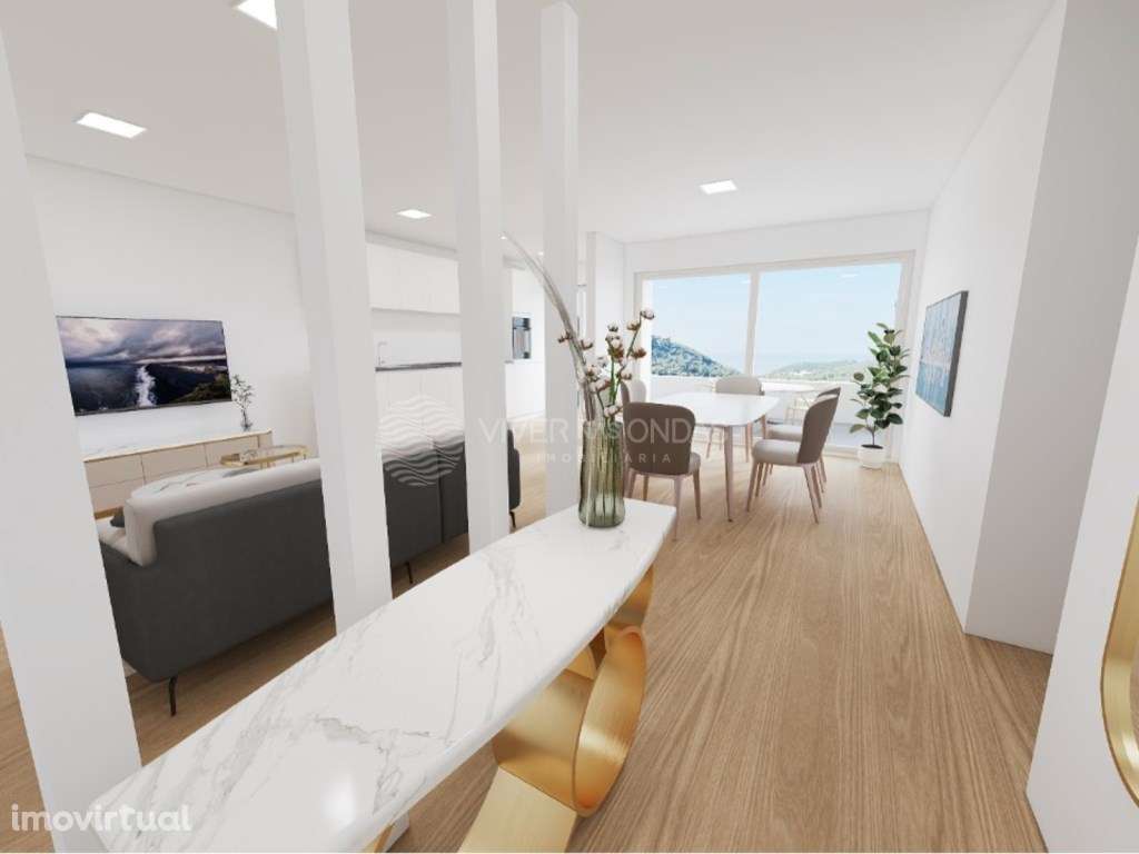 APARTAMENTO T2 - Terraço de 103m2 c/ vista panorâmica | Parqueamento - Grande imagem: 5/104