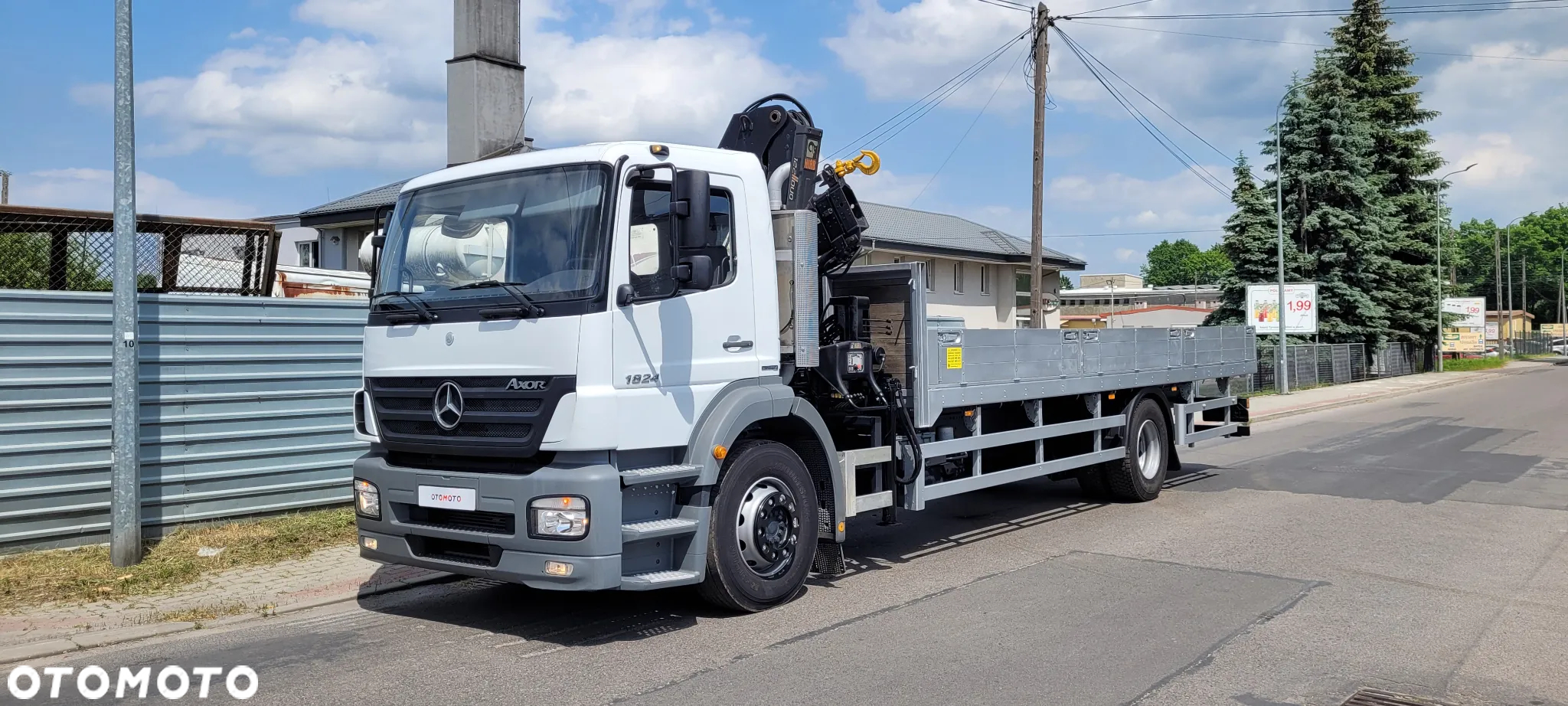 Mercedes-Benz AXOR 1824 L HDS HIAB 122 ŻURAW DŹWIG - 7