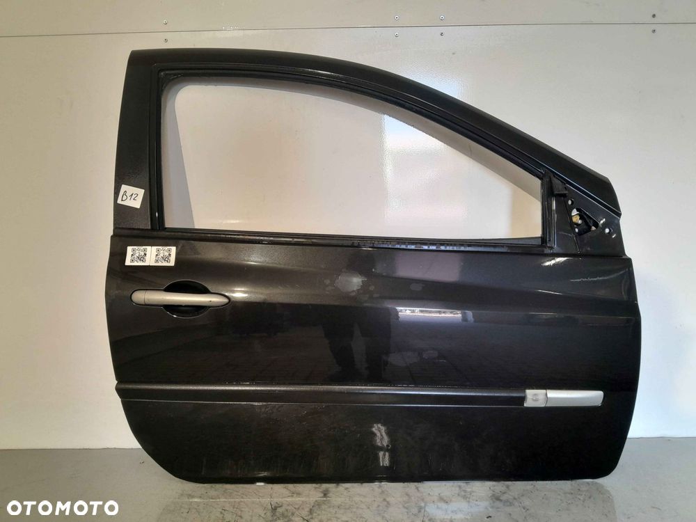 + DRZWI PRZÓD PRZEDNIE PRAWE DO RENAULT CLIO III 3 NV676 CZARNE 3D 3 DRZWI HB