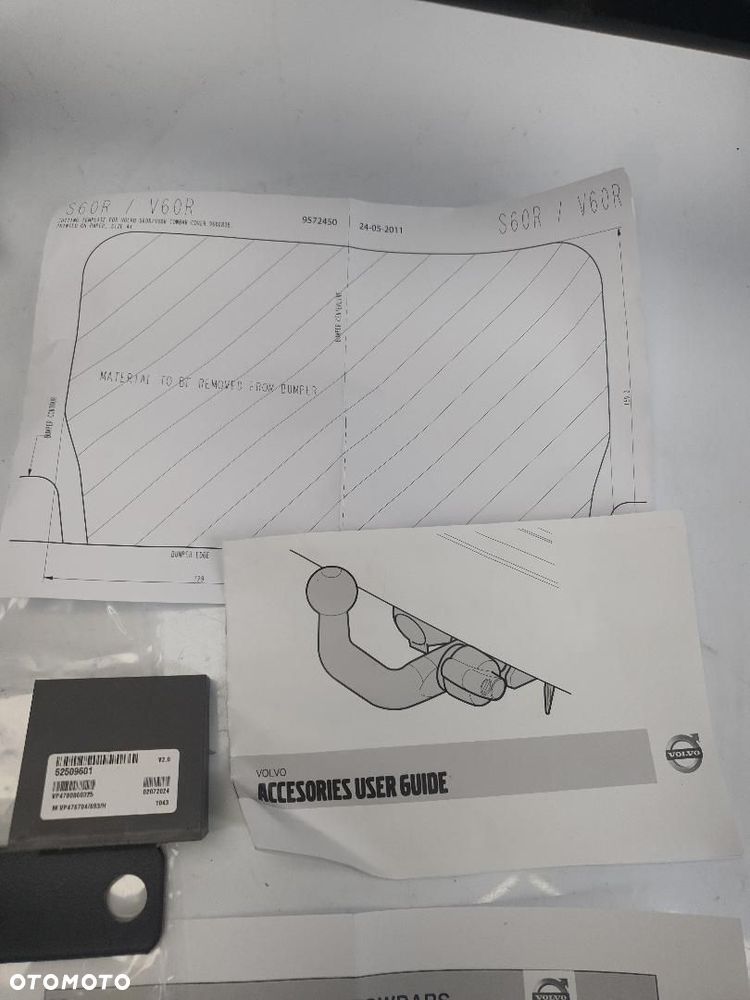 HAK HOLOWNICZY BRINK WYPINANY ORYGINAŁ MODUŁ VOLVO S60  31359557 - 4