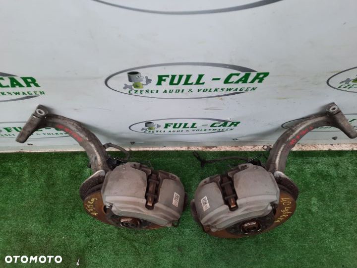 AUDI A6 C8 ZWROTNICA TARCZA ZACISK HAMULCOWY 4K0407559D 4K0407560D - 5