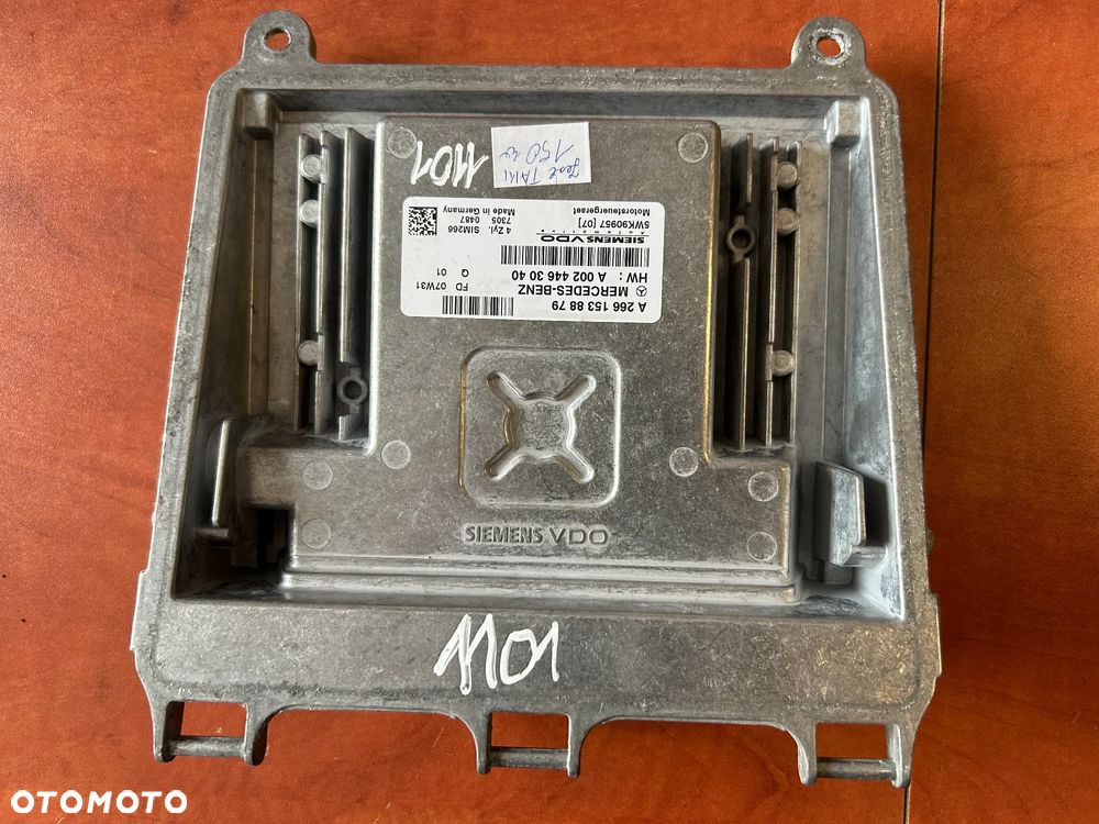 KOMPUTER, STEROWNIK MERCEDES KLASA B W245 W169 A2661538879 A0024463040 5WK90957 - 4