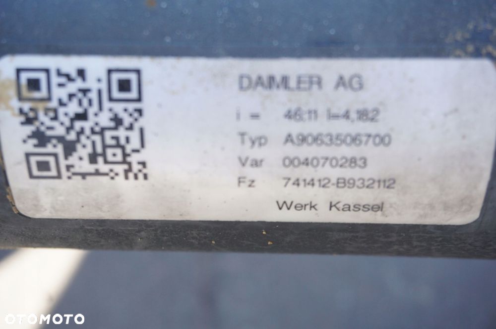 MOST DYFER TYŁ A9063506700 46/11 MERCEDES SPRINTER W906 2.2 CDI 313 46:11 - 4
