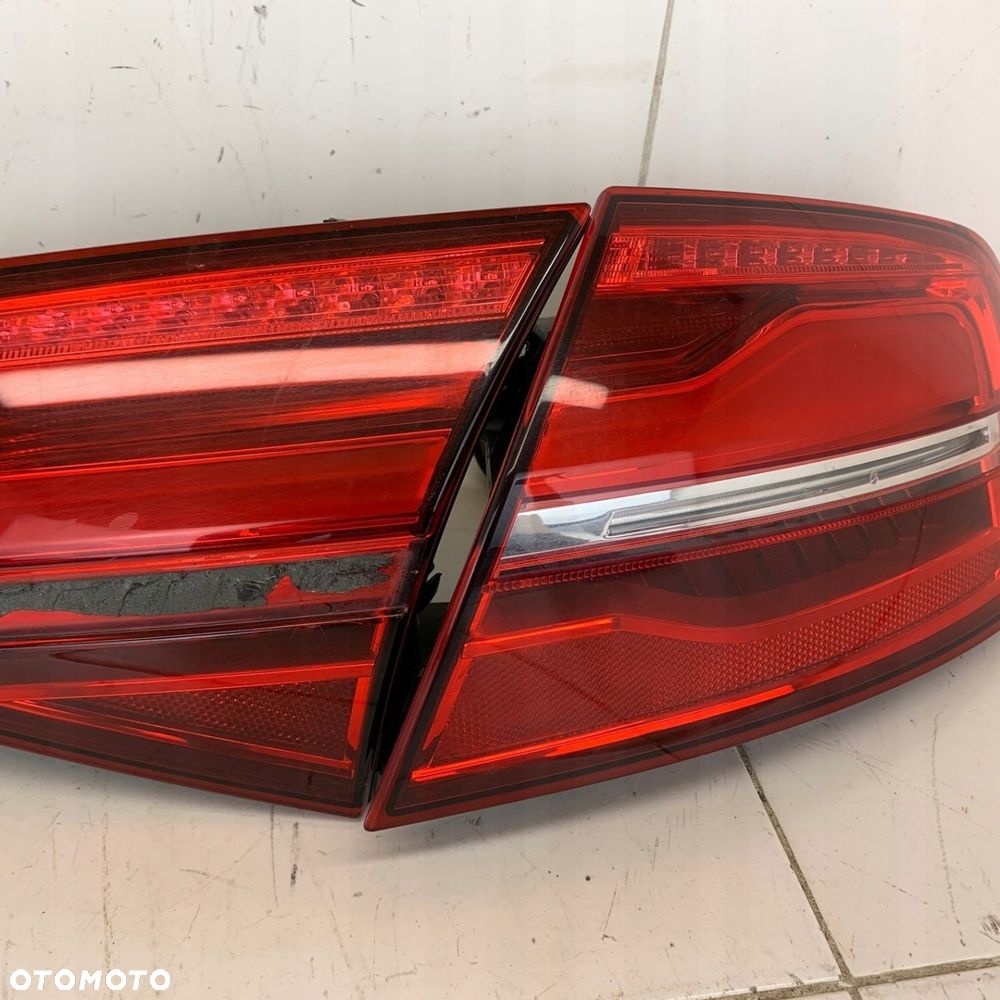Lampa tył tylna prawa Matrix 2szt w klapę i w błotnik AUDI A8 D4 LIFT 16r - 3