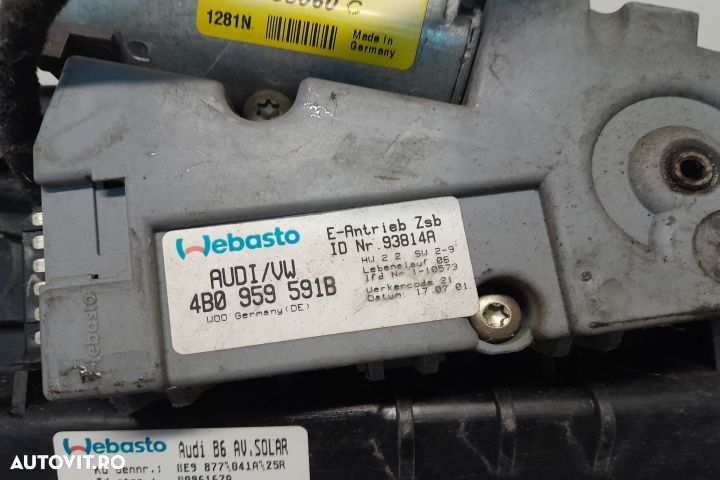 Trapa electrica 8096167A 4B0959591B 8096167A 4B0959591B Audi A4 B6 [2 - 4