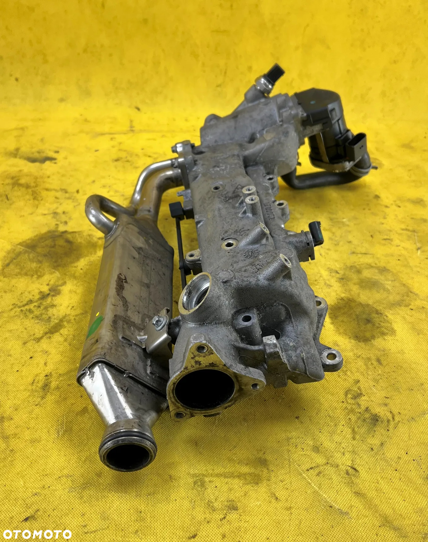 KOLEKTOR SSĄCY LEWY LF00052 3.0 CDI MERCEDES ZAWÓR EGR CZUJNIK SPALIN TEMPERATURY CHŁODNICA EGR - 2
