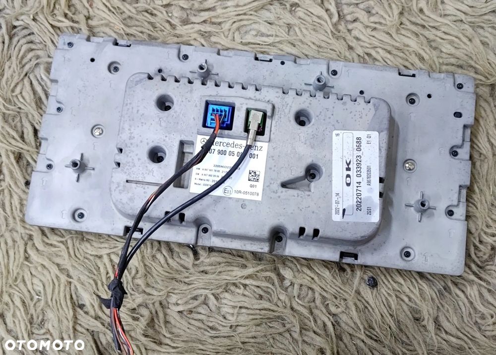 Wyświetlacz Ekran Panel Nawigacja Radia A9079000508 Mercedes Sprinter 907 910 - 2