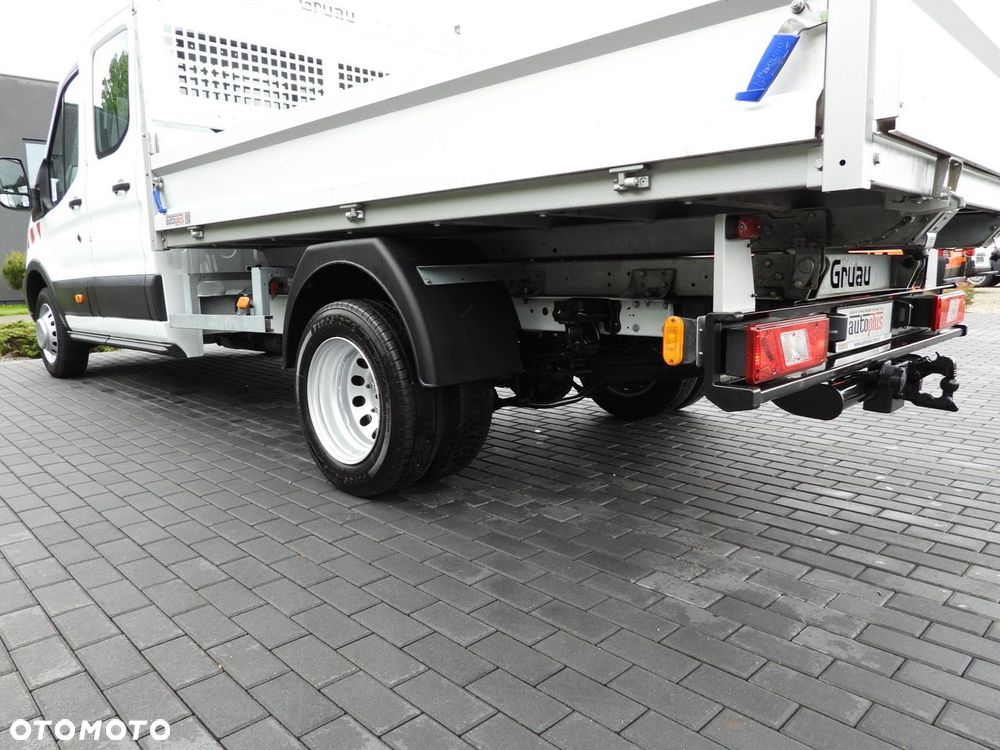 Ford TRANSIT WYWROTKA PODWÓJNA KABINA DOKA 6 MIEJSC TEMPOMAT KLIMATYZACJA BLIŹNIACZE KOŁA  170KM - 16