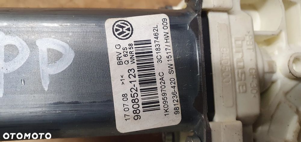 Silniczek szyby prawy przód przedni VW Passat B6 1K0959792N 1K0959702AC 3C1837462L - 6