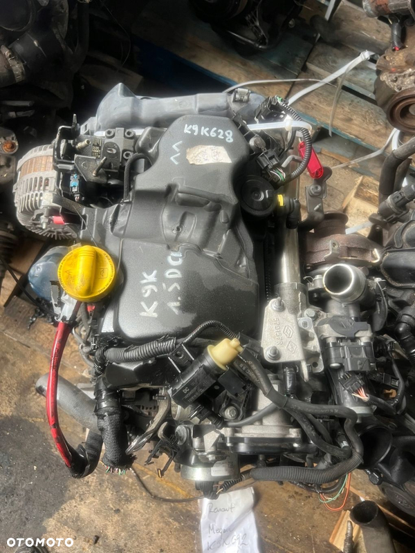 RENAULT SILNIK MOTOR 1.5 DCI K9K628 CAŁKOWICIE KOMPLETNY