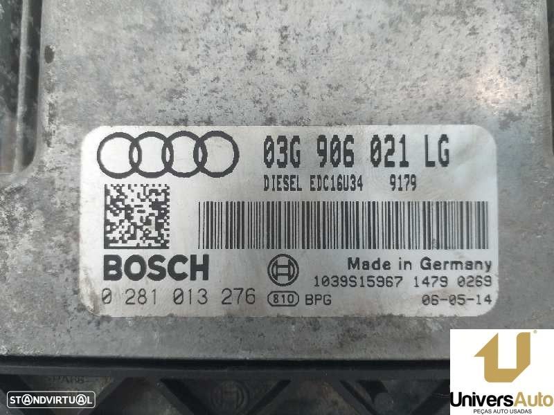 CENTRALINA MOTOR UCE AUDI A3 2006 -03G906021LG - 2