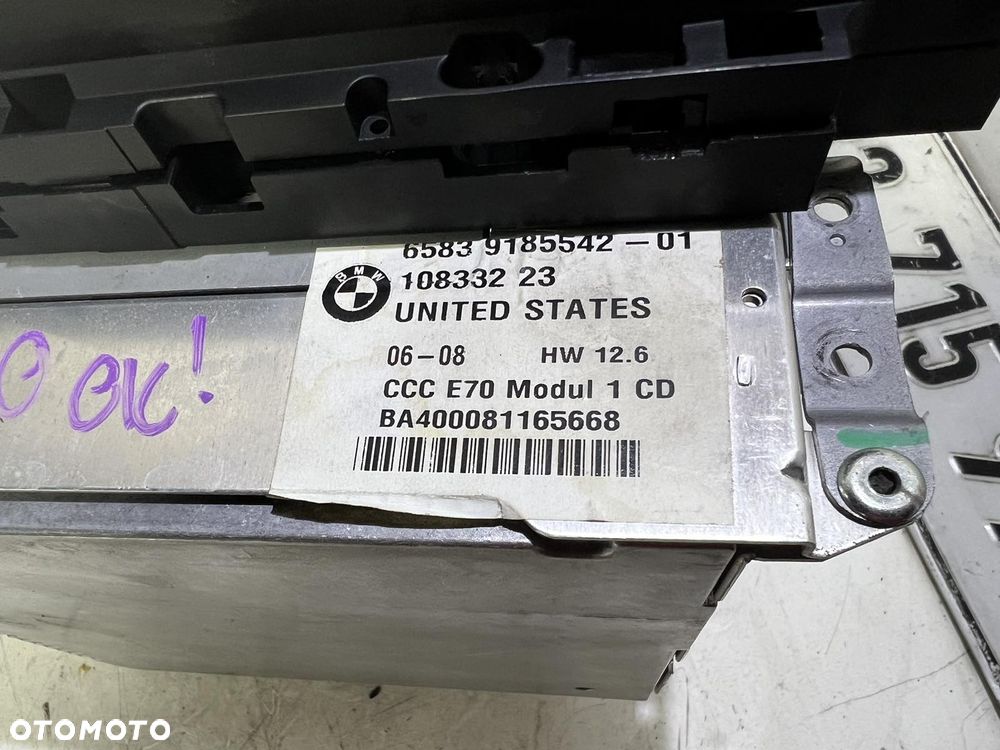 Radio duża navi CCC sprawne Bmw e70 e71 x5 x6 - 3