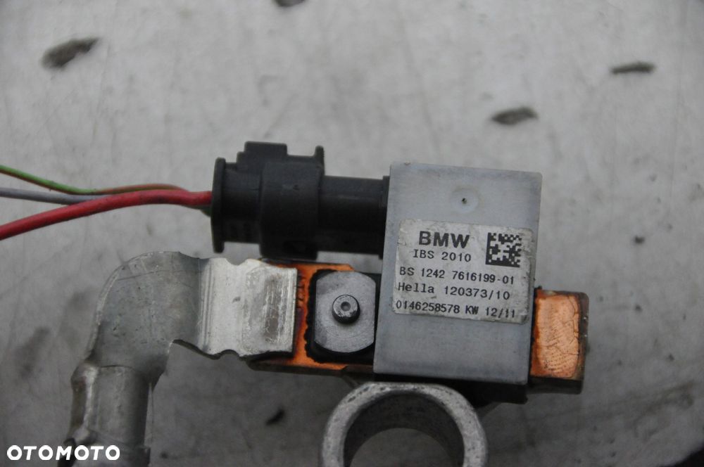 Bmw E82 E88 Z4 E89 Klema Masa Przewód Ibs Minusowa Oryginał 7616199 - 2
