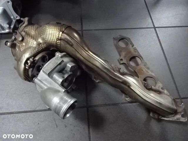 Lewa oraz prawa  turbosprężarka z kolektorem Audi S7 4.0 079253033CK - 14