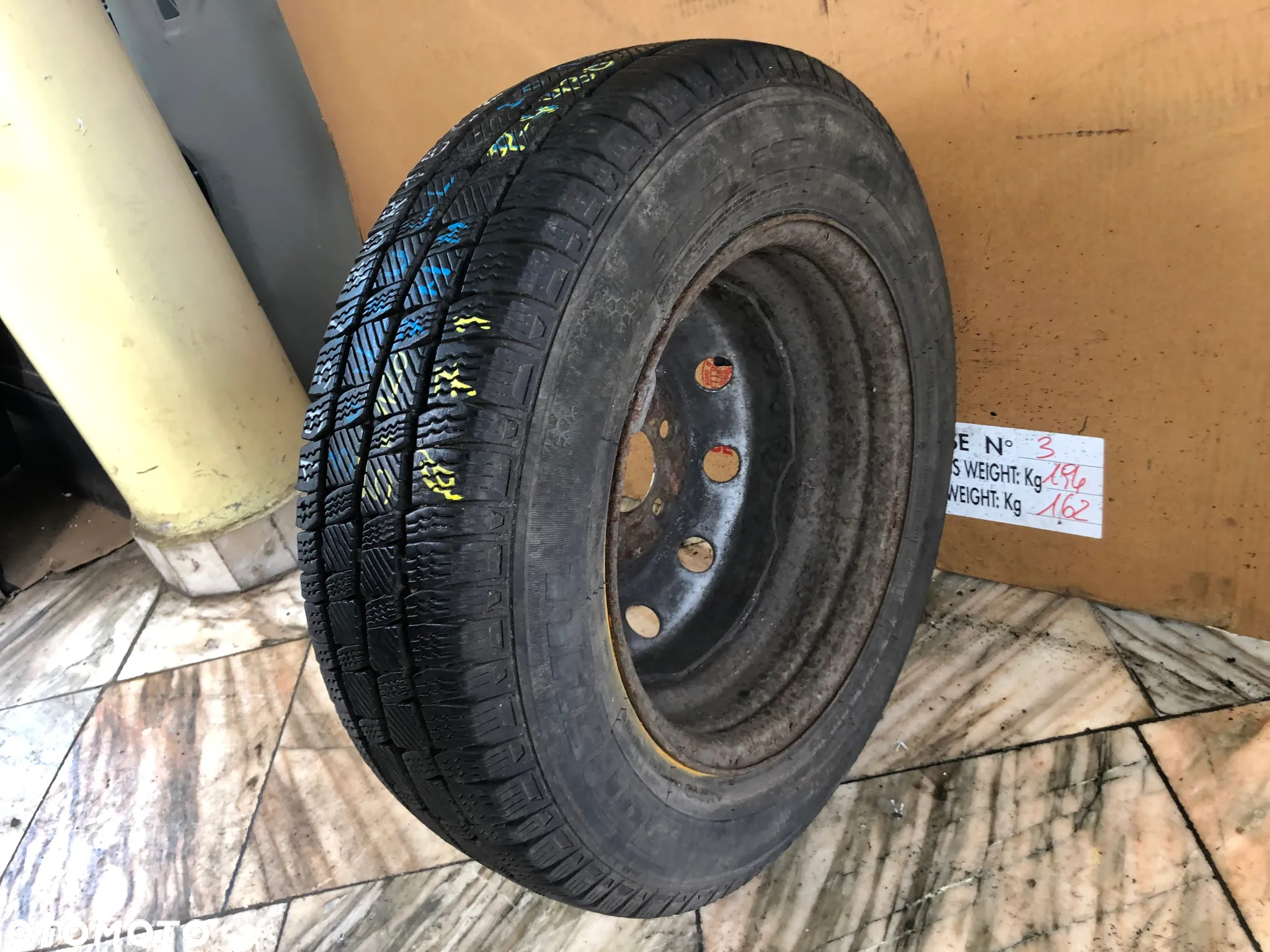Koło Zapasowe Felga Citroen Jumper 5x120 71MM ET 68 195/70 R15C 7 MM 2019R - Gwarancja Wysyłka - 4