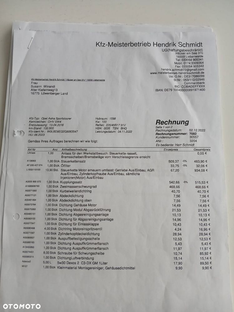 Opel Astra 1.6 CDTI DPF ecoFLEX TourerStart/Stop Edition - 8