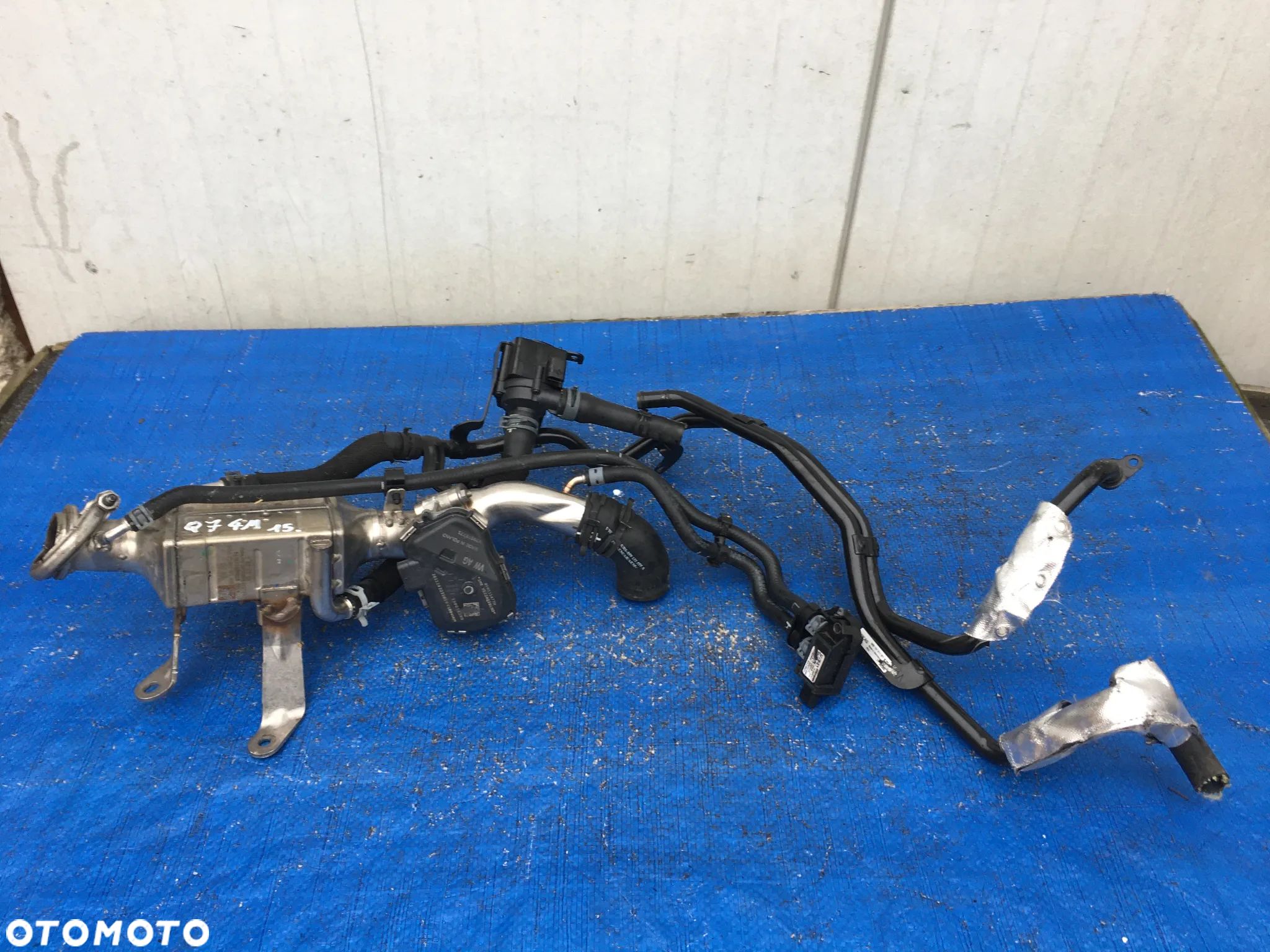 Audi Q7 4M Chłodniczka Chłodnica Spalin Pompa Obiegowa Egr Czujnik Spalin 2019r 059131508CA - 1