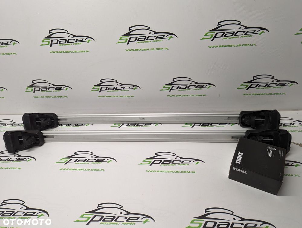 Bagażnik dachowy Thule: belki 861 + Stopy 7104 Na otwarte relingi - 4