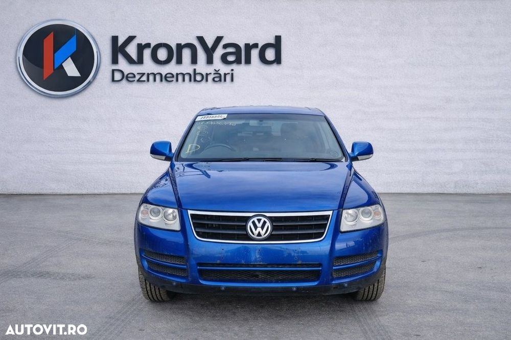 Bara fata Volkswagen Touareg 7L 2003 - 2006 ALBASTRU (1127) Diesel model fara spalatoare ... - 6