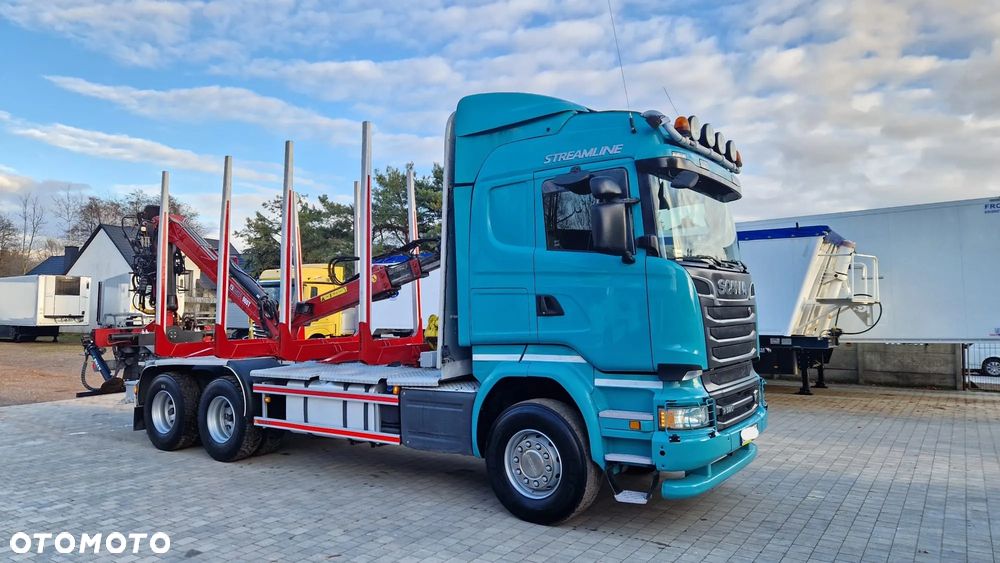 Scania R520 V8 HIAB LOGLIFT - 5