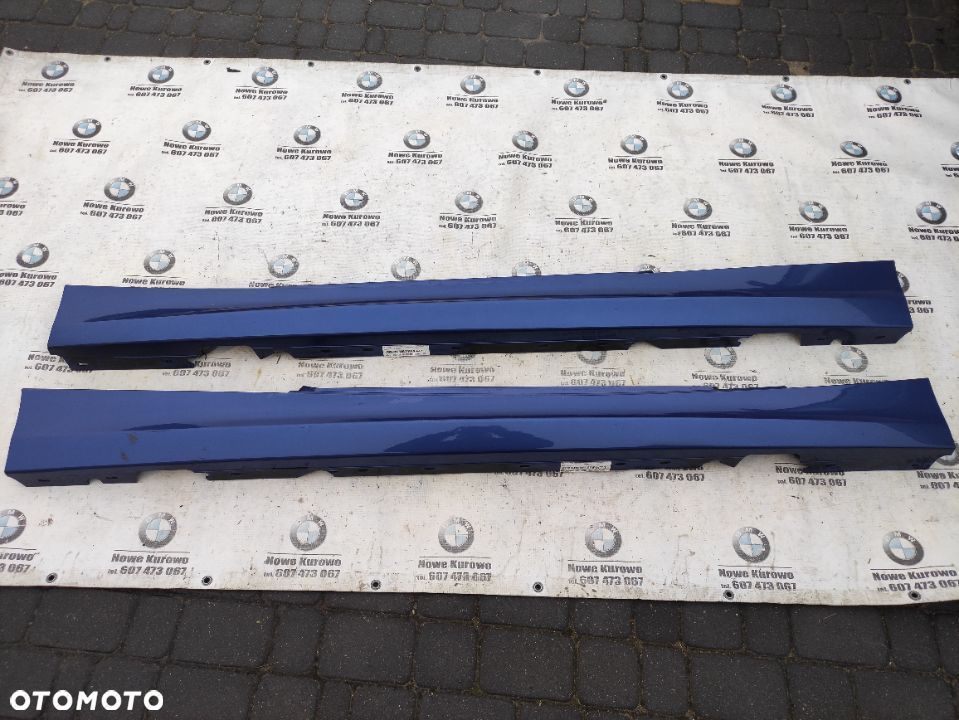 BMW E81 Listwa Progowa Próg Nakładka Prawa Montegoblau - 1