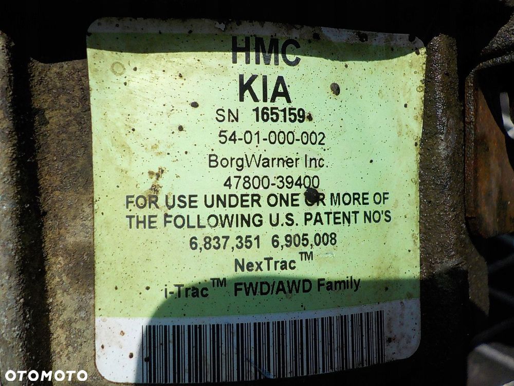 HYUNDAI SANTA FE II 2.2 CRDI DYFER DYFERENCJAŁ MOST 47800-39400 - 2