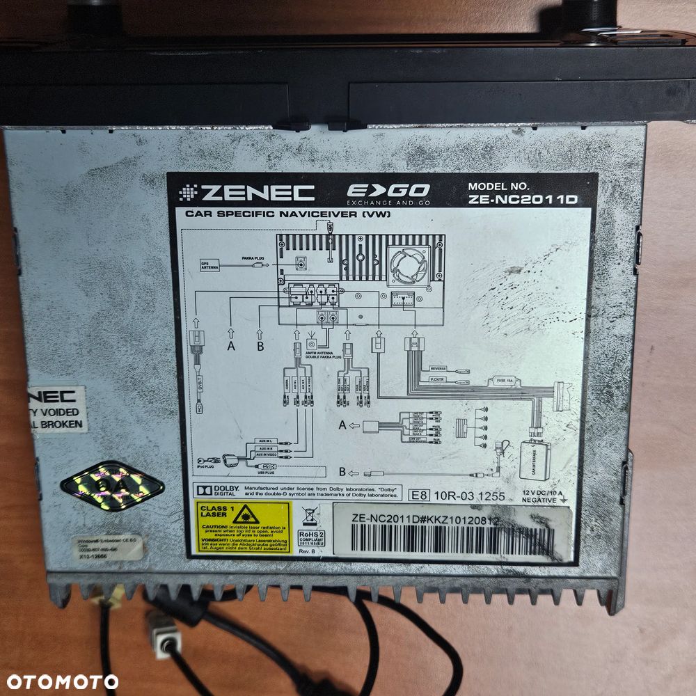 Radio model Zenec ->Skoda Octavia II - 4