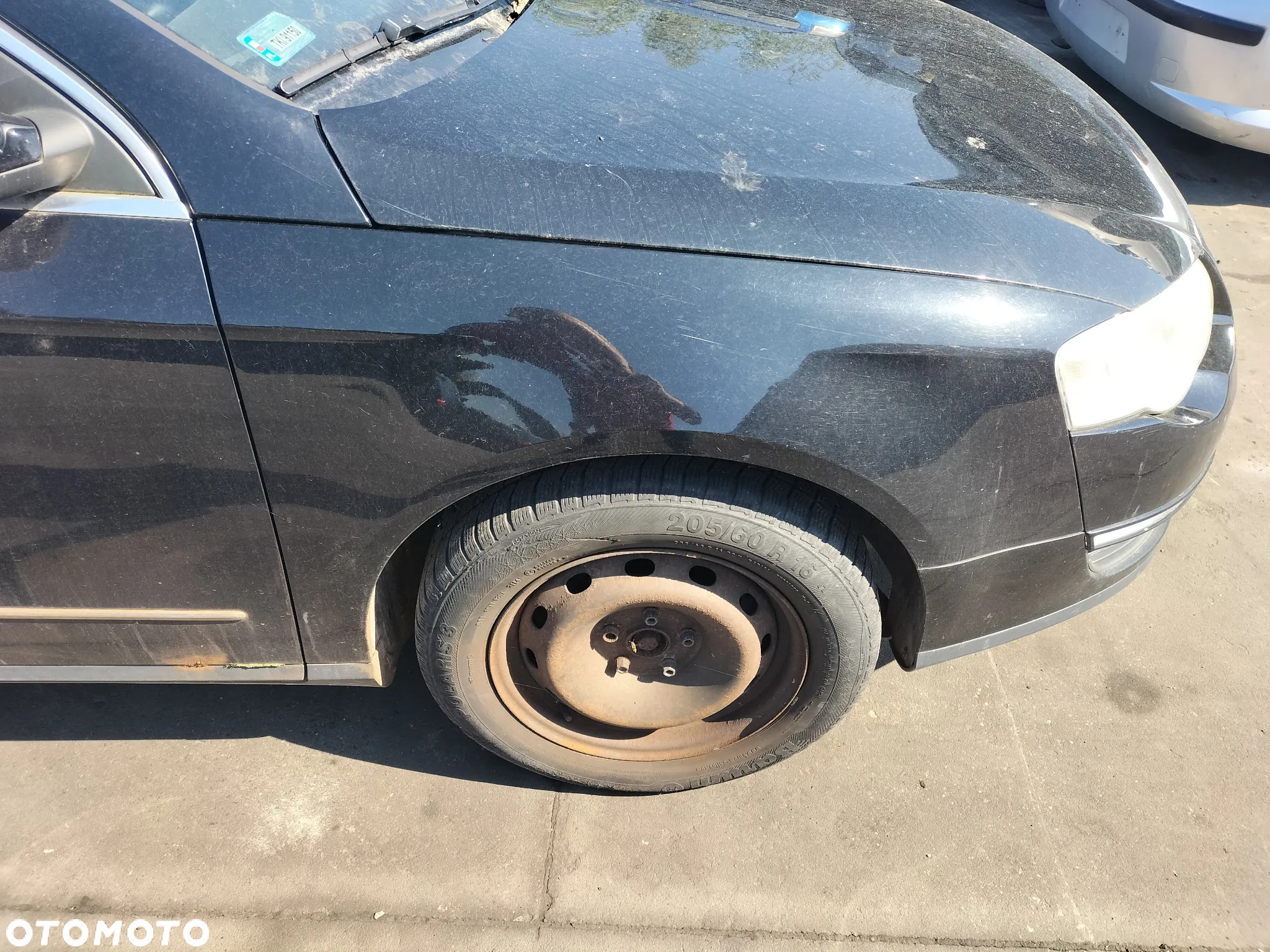 ZDERZAK MASKA BŁOTNIK PRAWY LAMPY PRZÓD PAS PRZEDNI VW PASSAT B6 2.0 TDI 05-10r - 6