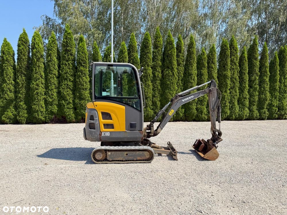 VOLVO EC18D EC 18 D MINIKOPARKA / ORYGINAŁ / Z NIEMIEC / POWERTILT / koparka jcb kubota hitachi yanmar bobcat zx 19 e17 KX018 PC 18 SV 18 czesci hydraulika - 1