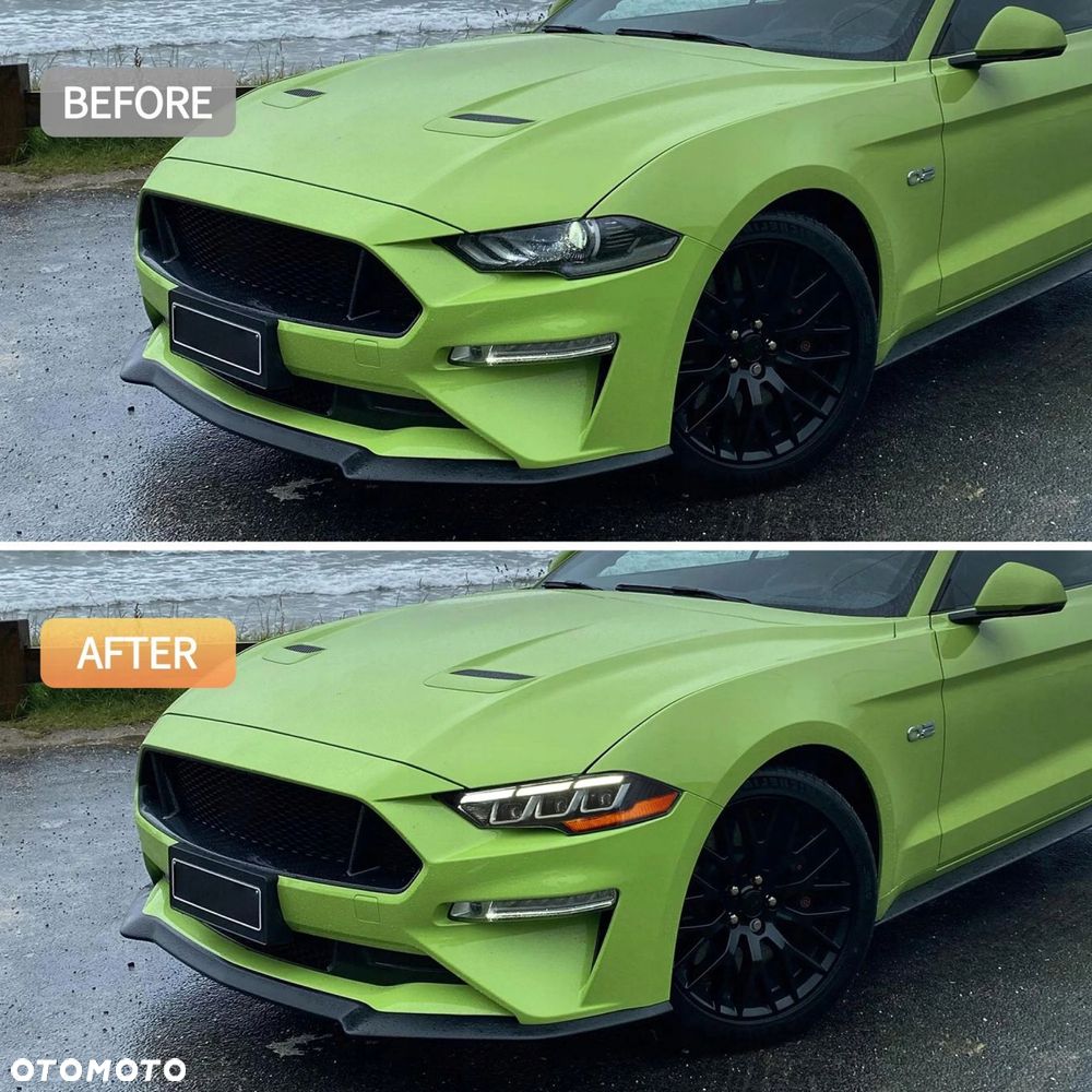 reflektory lampy kpl full led neon tuning new ford mustang vi 6 lift 18-23 - 14