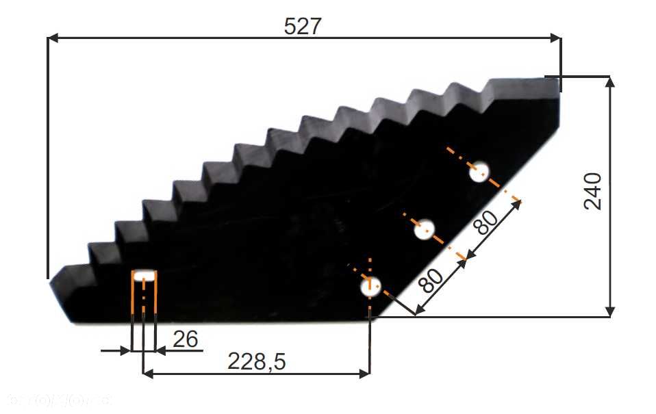 Wóz paszowy Alima - Taśma do transportera - 22