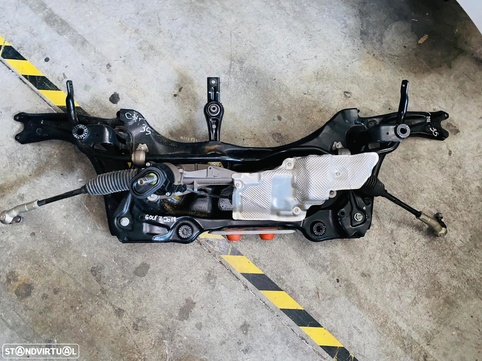 Caixa de Direção Elétrica Volkswagen Golf VII 1.6 Tfsi - 2017 / 2023 - CXD73 - 1