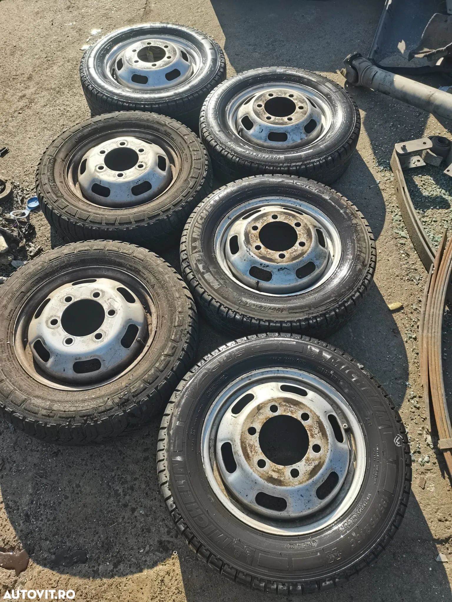 6 Jante echipate cu cauciuc IVECO DAILY 195/75R16C 110/108 R - 1