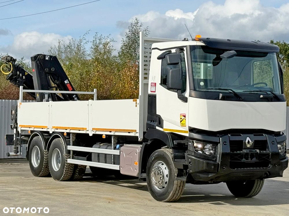 Renault C380 * SKRZYNIA 6,80 m * HIAB X-HIDUO 188 B-3+ PILOT/ 6x4 - 5