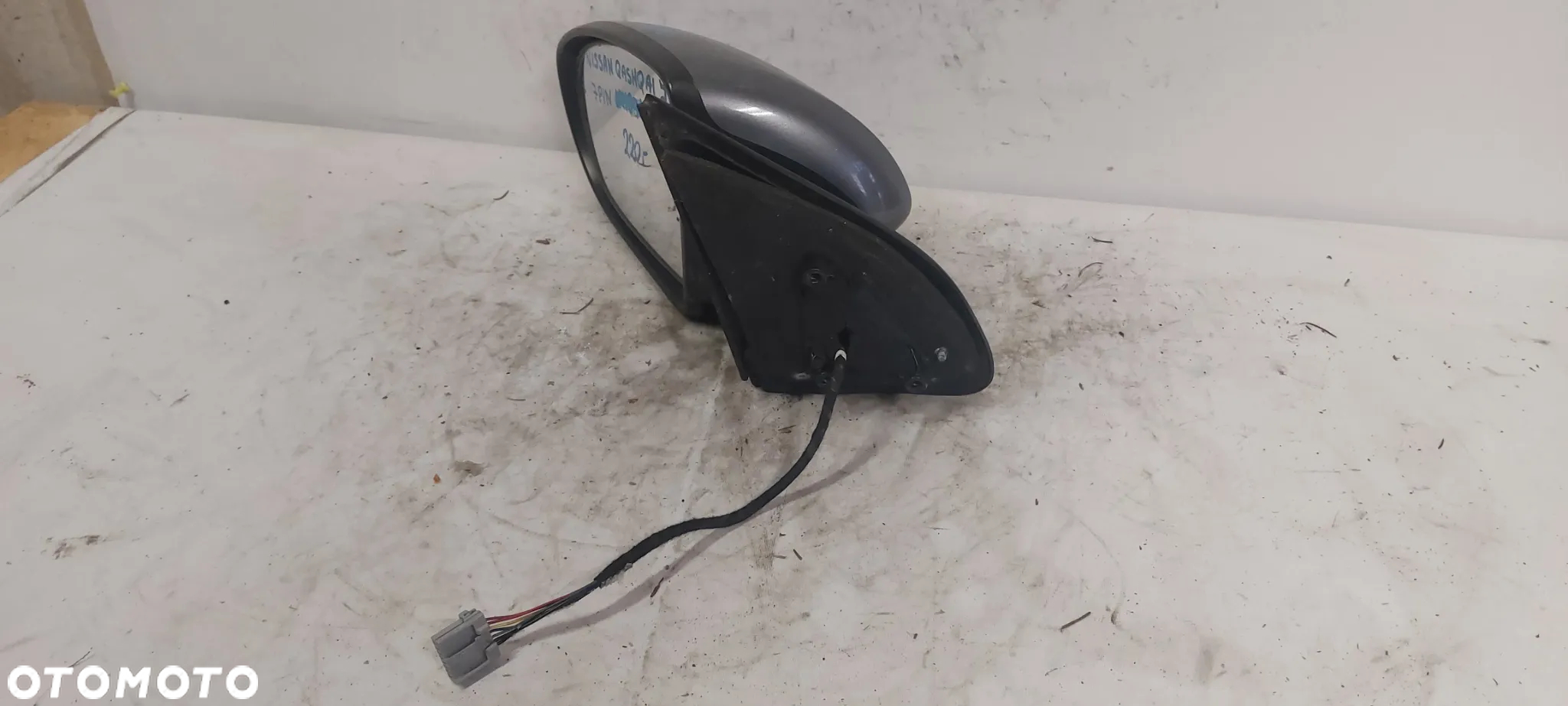 .  LUSTERKO ELEKTRYCZNE NISSAN QASHQAI J10 LEWE 7PIN B25G - 2