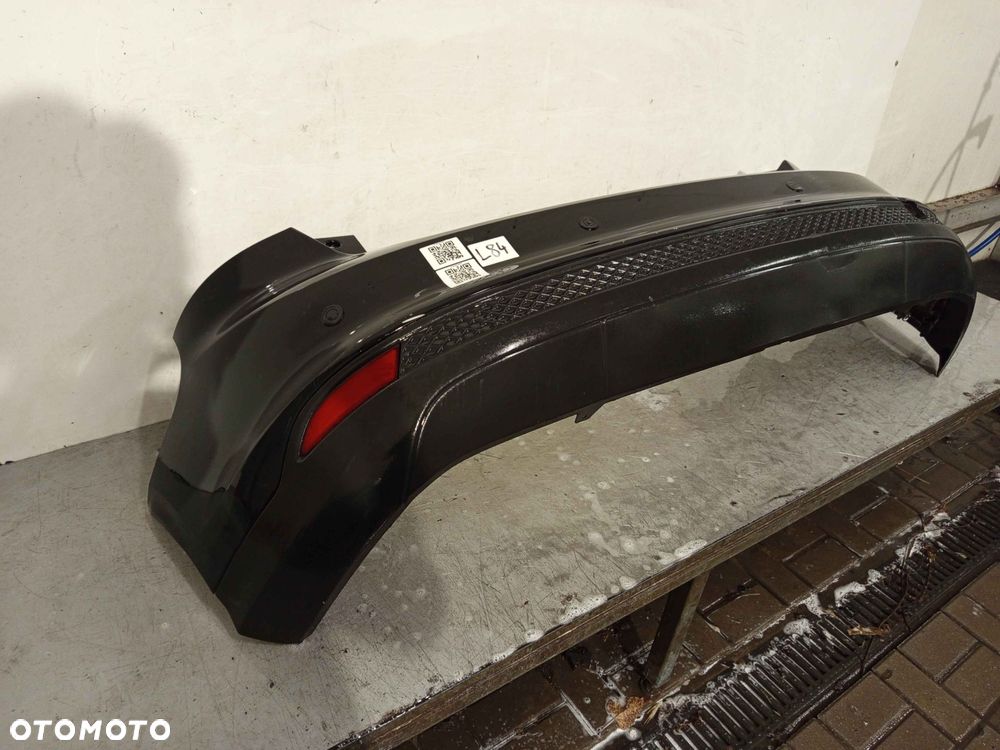 + ZDERZAK TYŁ TYLNY FORD FOCUS MK.3 3 III FB CZARNY HB PDC CZUJNIKI - 3