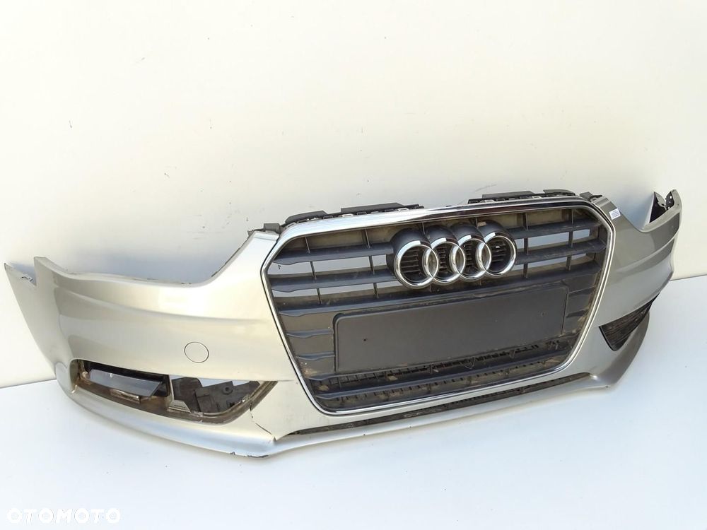 ZDERZAK PRZÓD PRZEDNI + ATRAPA LX1Y AUDI A4 B8 LIFT 11-15r - 2