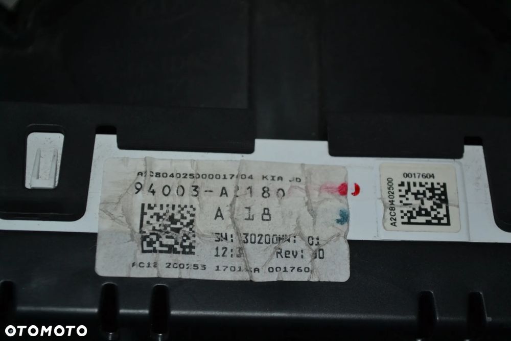 KIA CEED II 12-15 BENZYNA LICZNIK ZEGAR EUROPA 94003-A2180 - 3