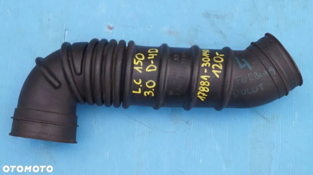 Rura powietrza dolot 17881-30140 Toyota Land Cruiser 150 3.0 D4D - 1