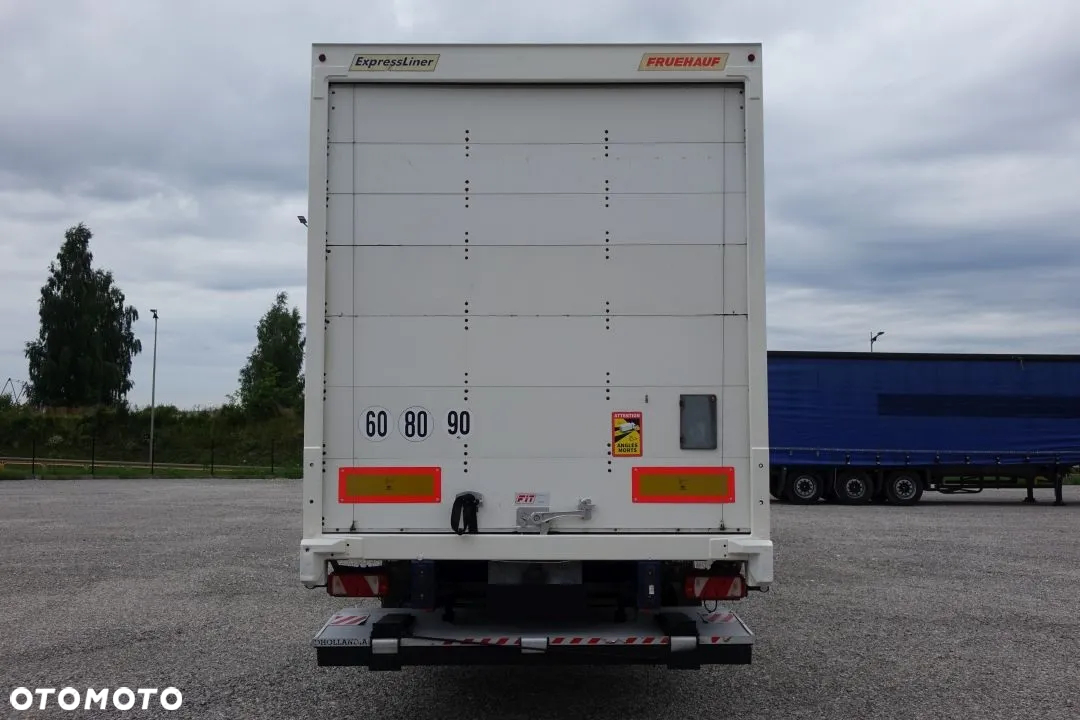 Fruehauf KONTENER / FURGON / OSIE BPW  / ROLETA / PODŁOSZA SZYNA-DESKA / WINDA ZAŁADUNKOWA - 6