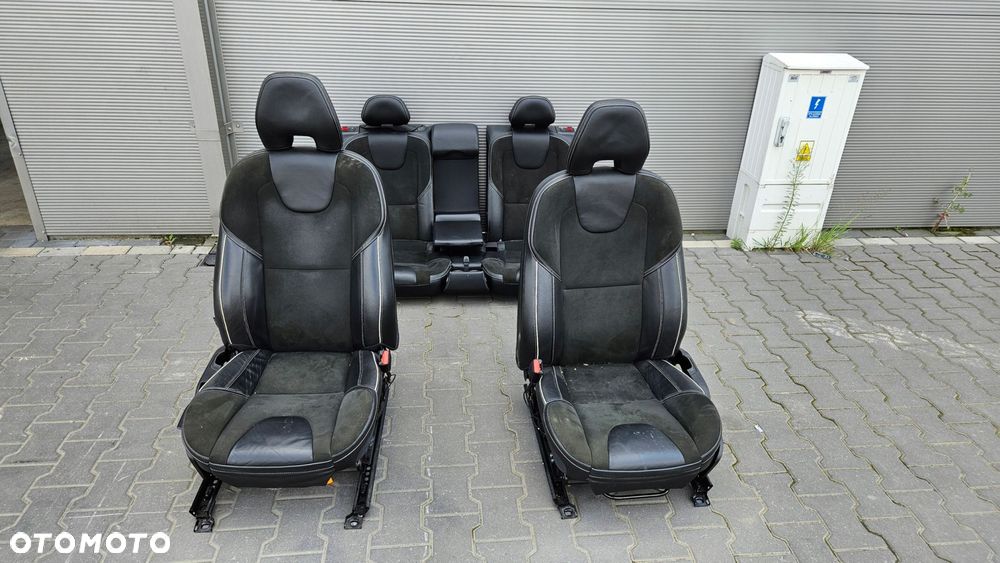 fotele fotel kanapa tył komplet półskóra volvo v40 ii rdesign r-design - 1