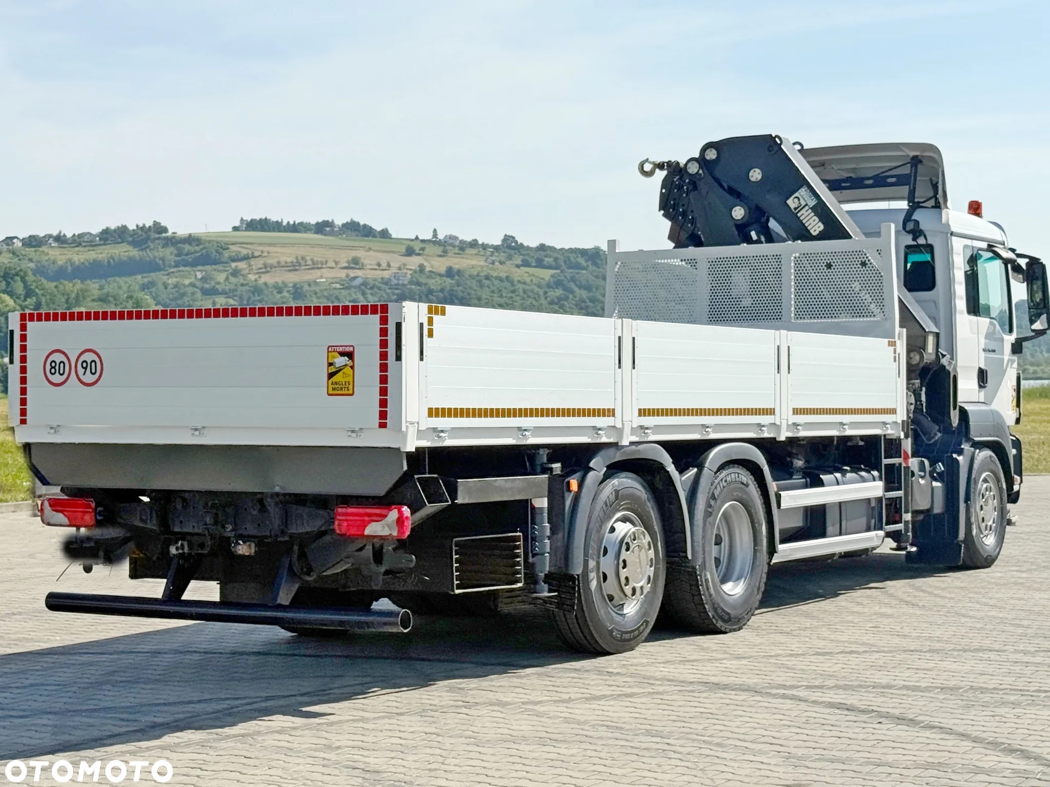 MAN TGS 26.400 * SKRZYNIA 6,55 m * HIAB 322 EP - 5 HIDUO + PILOT / STAN BDB - 6