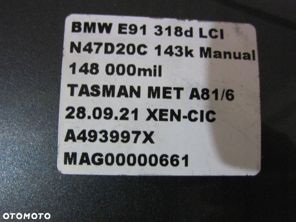 BMW E91 318D LCI A81 BŁOTNIK PRAWY PRZÓD TASMAN - 4