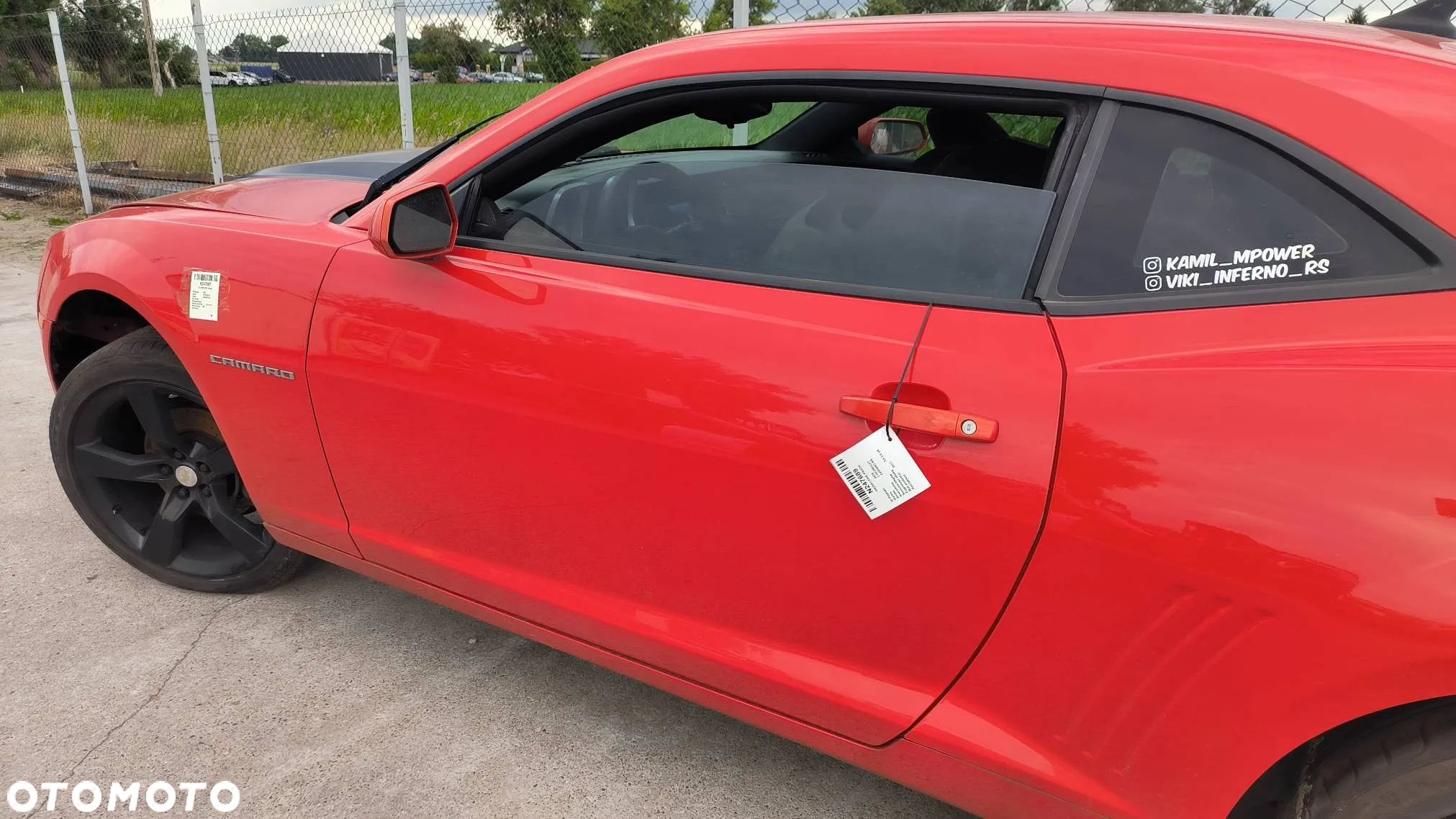 Drzwi prawe/ lewe kompletne bez lusterka Chevrolet Camaro Coupe RS 3.6 V6 2011 - 1