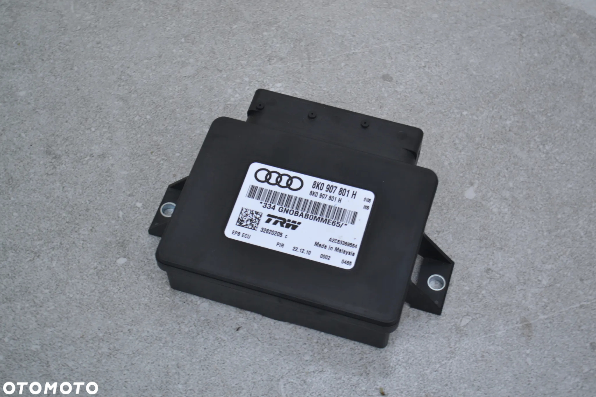 AUDI A4 B8 A5 MODUŁ HAMULCA RĘCZNEGO 8K0907801H - 2
