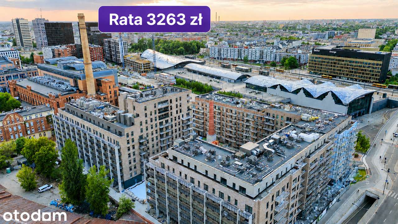 Nowoczesne mieszkanie w nowym centrum Łodzi | Fabryczna | Piotrkowska