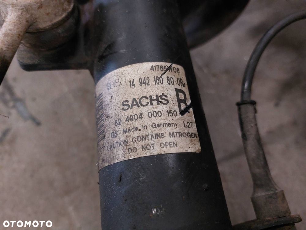 AMORTYZATOR SPRĘŻYNA ZWROTNICA LEWY PRZÓD + PRAWY PRZÓD PEUGEOT 807 I - 8