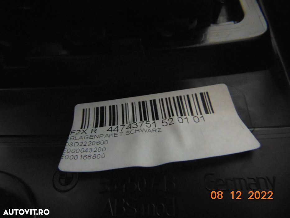 Grile aer ventilatie spate BMW f20 F21 F22 F23 grile ac caldura clima - 2