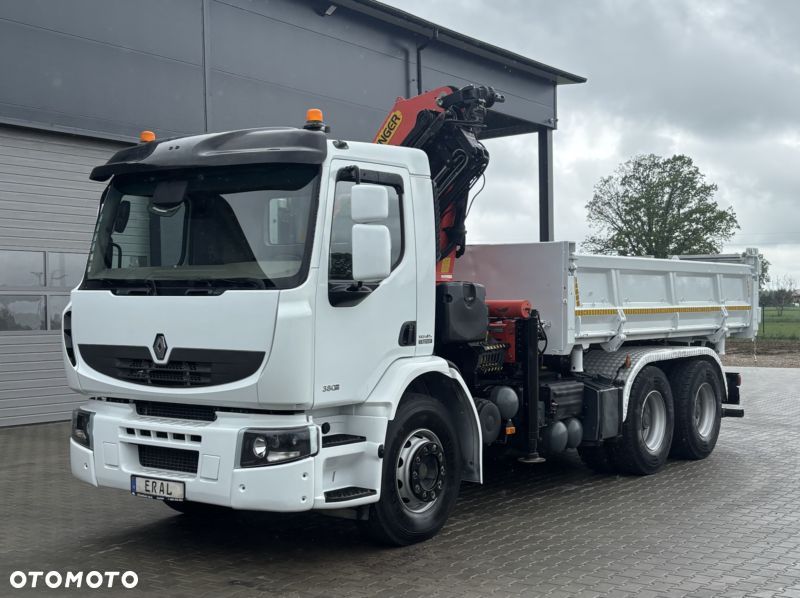 Renault Premium  Wywrotka 6x4 Kipper Hydroburta  HDS Palfinger PK 22002 EH Pojazd Specjalny - 2